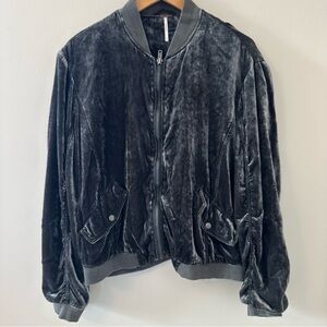 Free People Velvet Jacket - Sz S